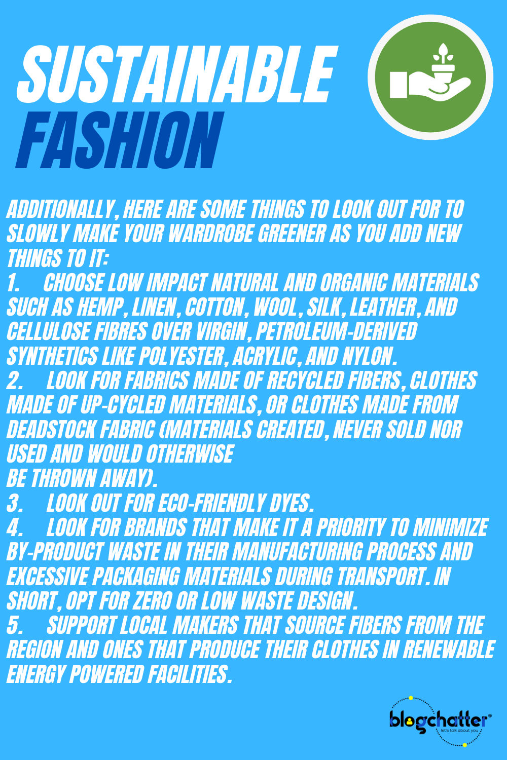 Sustainable Fashion