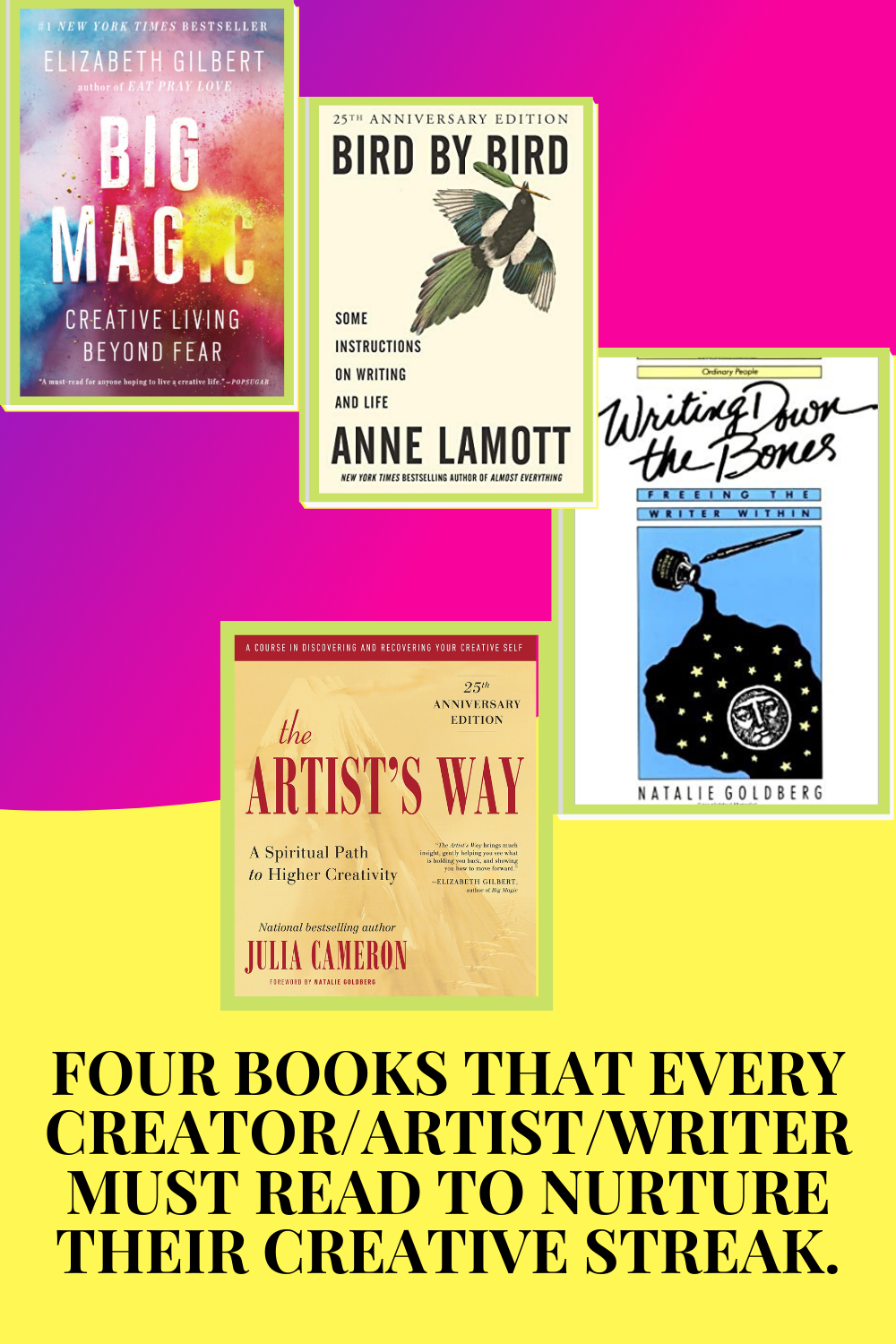 Four life-altering books for every artist, writer or creator