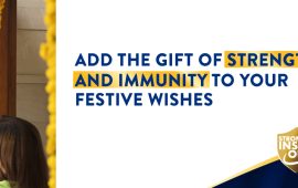 How can you ensure to gift a smile this festive season #StrongerInsideOut?