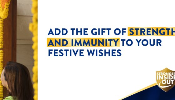 How can you ensure to gift a smile this festive season #StrongerInsideOut?