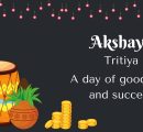 Akshaya Tritiya- A day of good luck and success