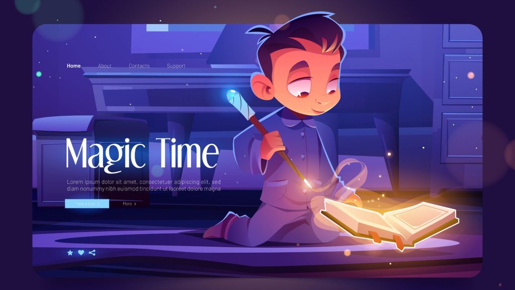 Reading fantasy books