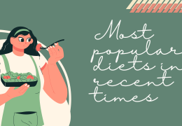 Most popular diets in recent times