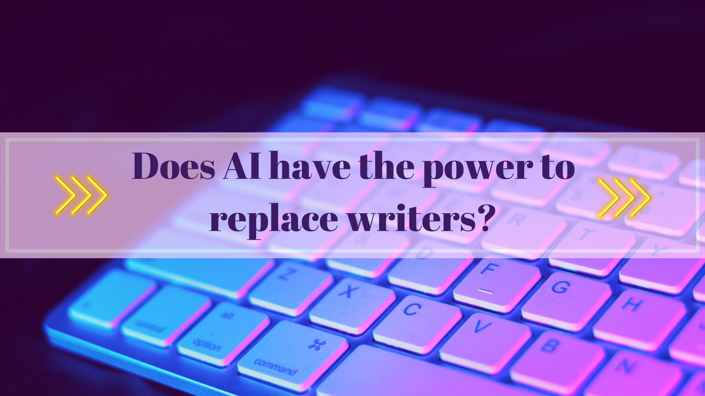 Does AI have the power to replace writers?