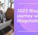 2023 Blogging journey with Blogchatter 