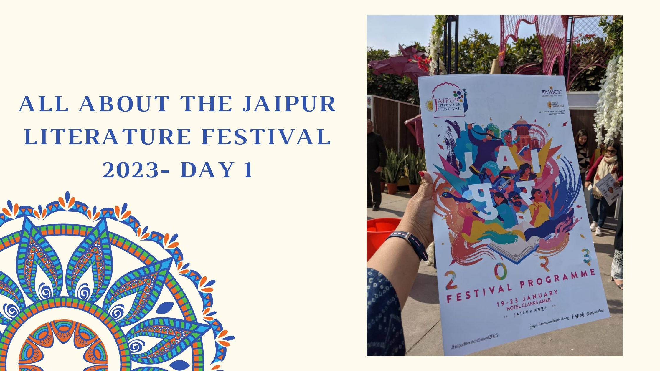 All about The Jaipur Literature Festival 2023- Day 1