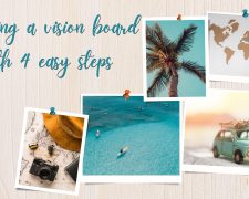 Creating a vision board with 4 easy steps