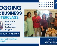 Earn through blogging | The masterclass at The Himalayan Writing Retreat  