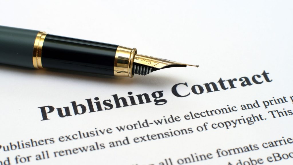 Publishing contract