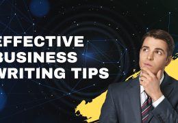 Effective business writing tips