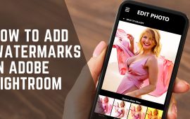 How to add watermarks in adobe lightroom
