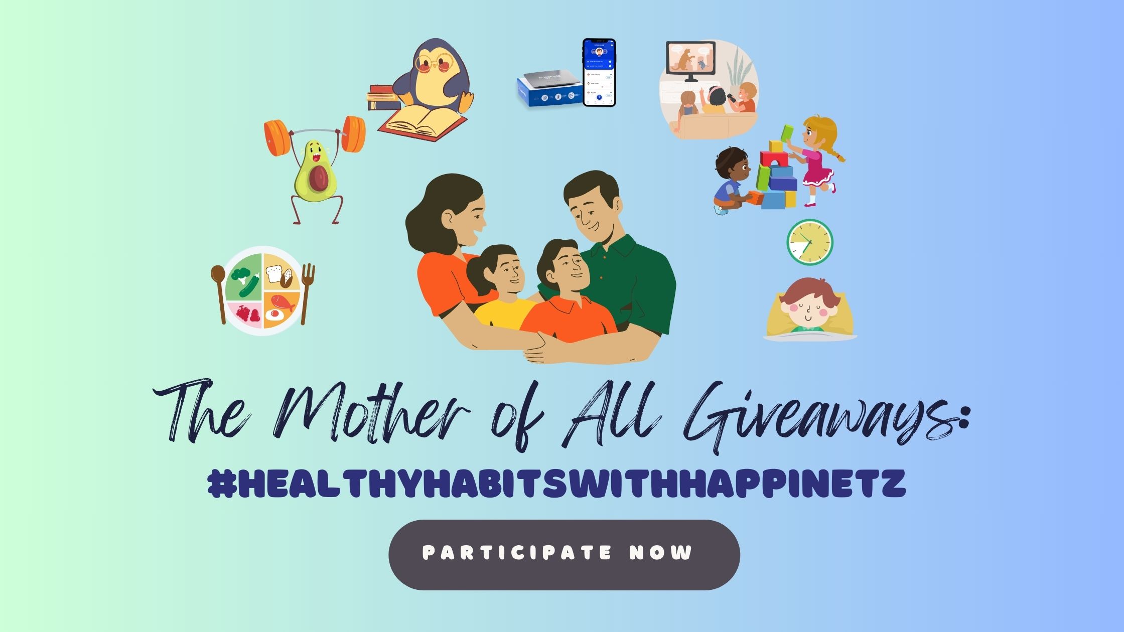 The Mother of All Giveaways: #HealthyHabitsWithHappinetz