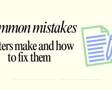 Common mistakes writers make and how to fix them