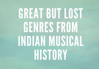 Great but lost genres from Indian musical history
