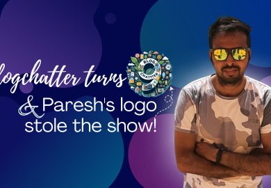 Blogchatter Turns 9: Paresh’s logo stole the show!