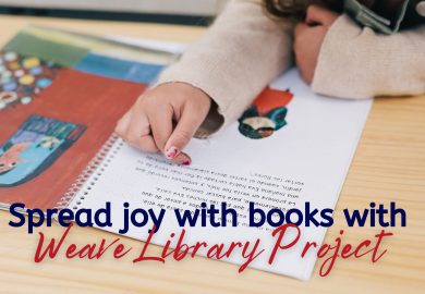 Spread joy with books with Weave Library Project