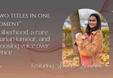 “Two titles in one moment”: Komal on new motherhood, a rare ovarian tumour, and choosing voice over silence