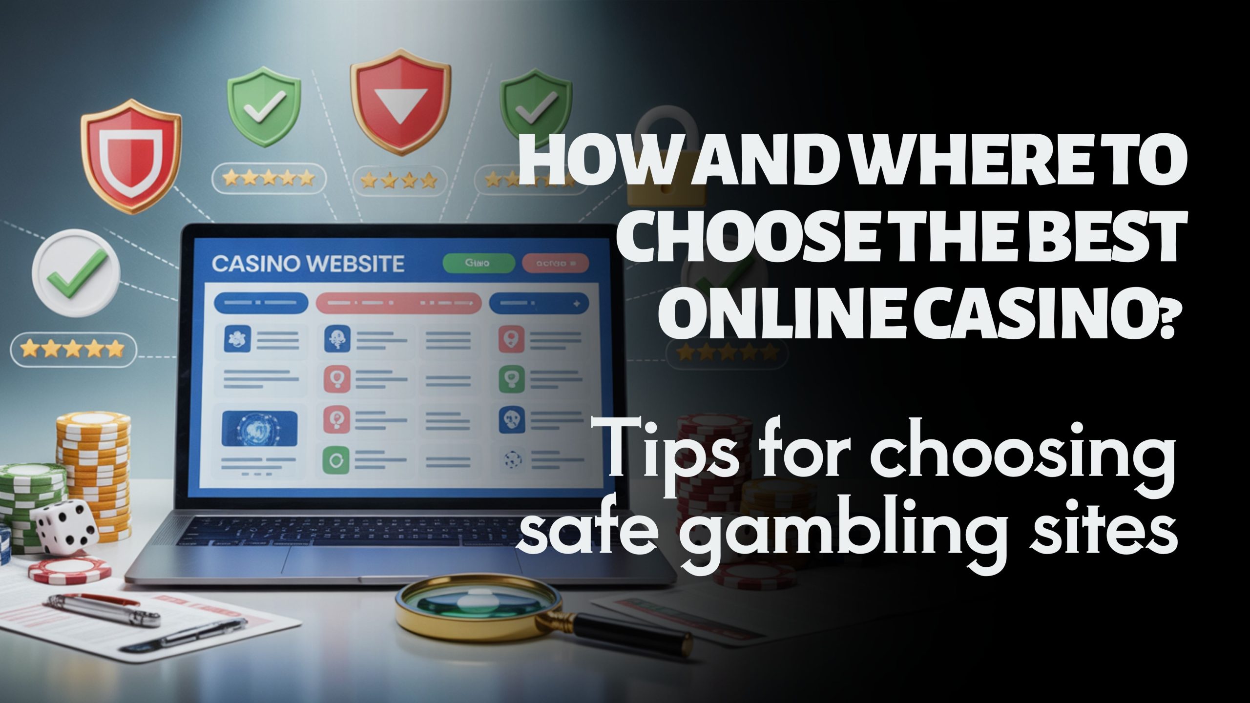 How and where to choose the best online casino? Tips for choosing safe gambling sites
