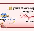 10 years of love, support and growth of Blogchatter community