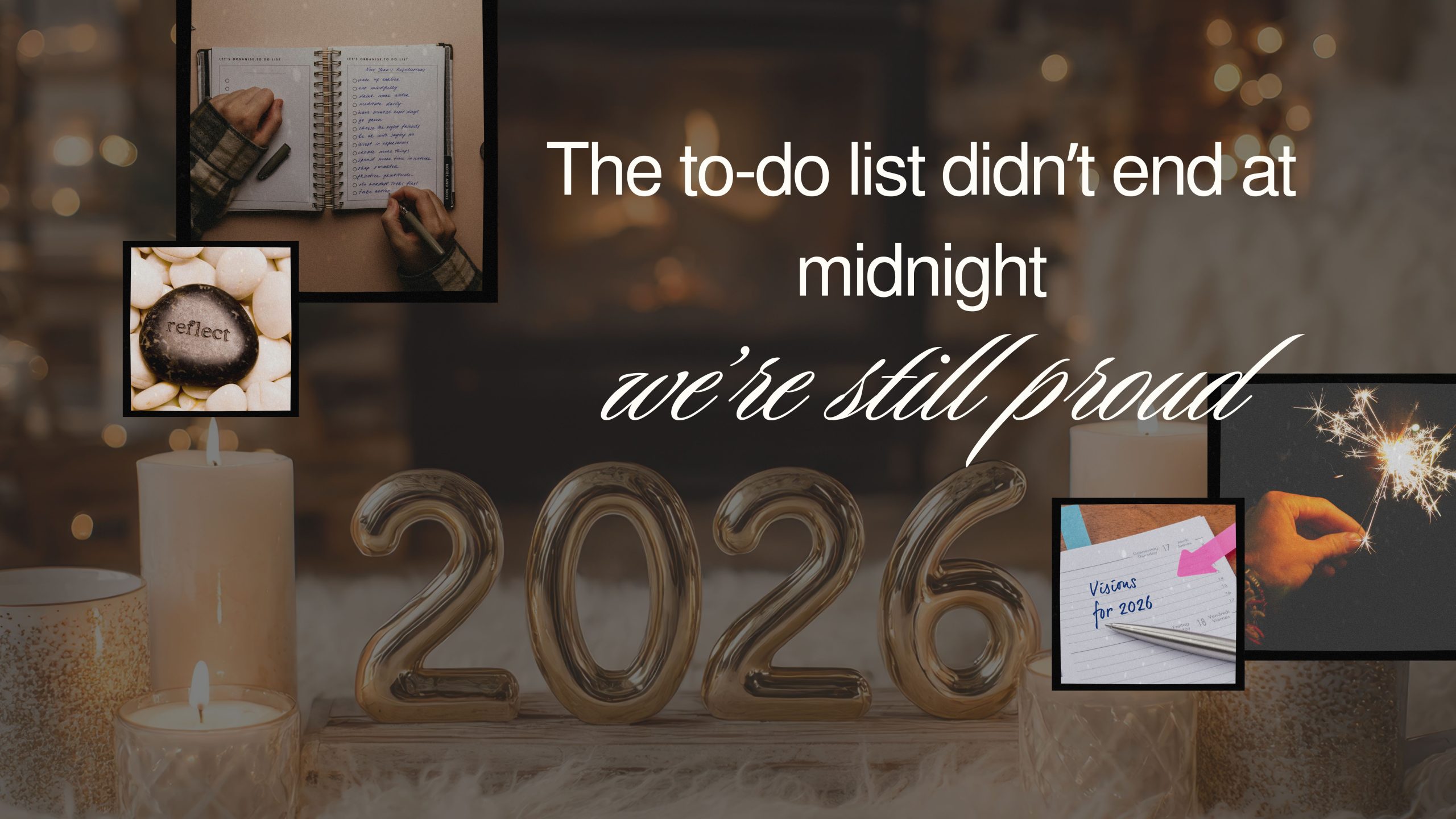 The to-do list didn’t end at midnight, but we’re still proud