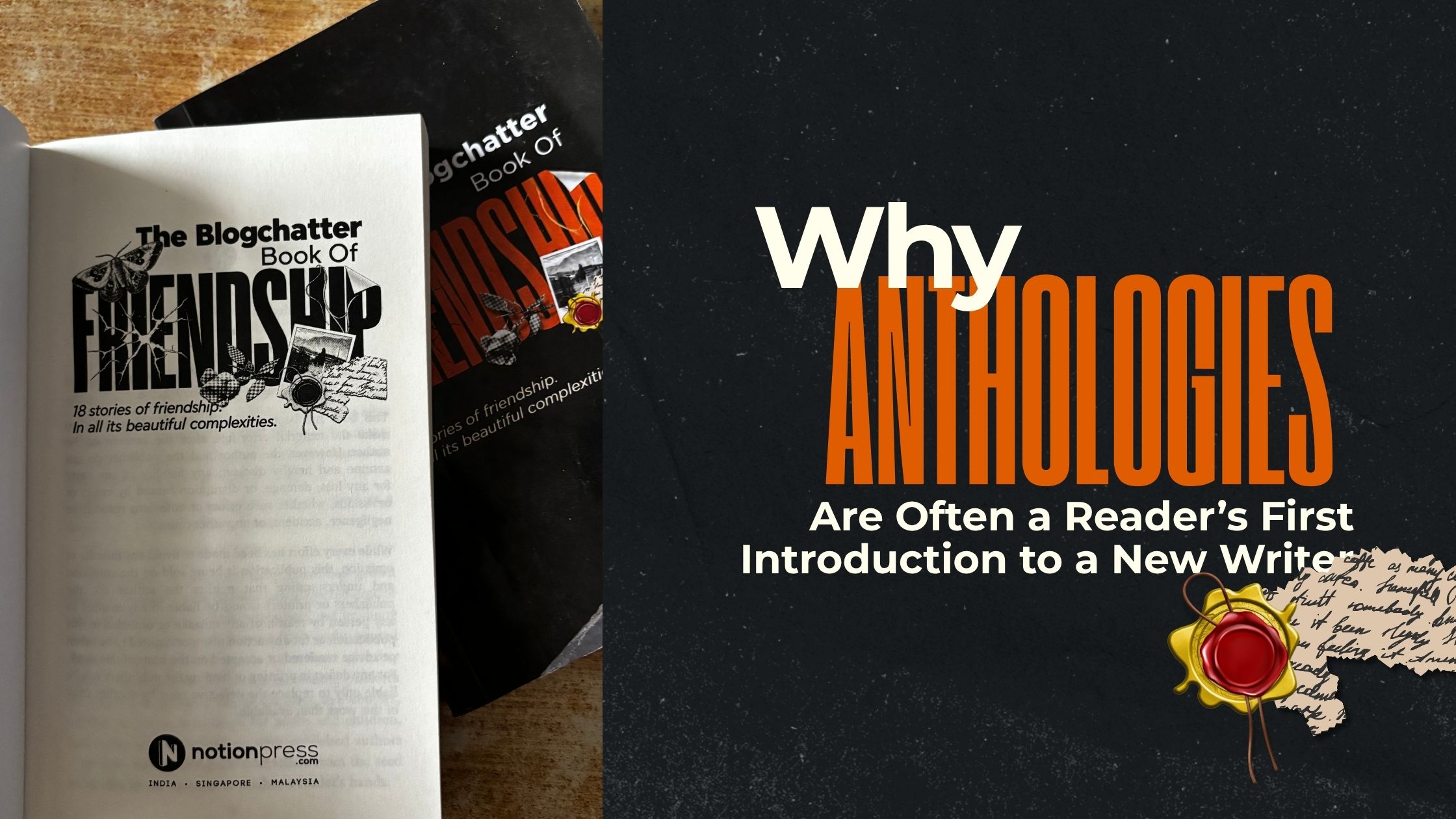 Why Anthologies Are Often a Reader’s First Introduction to a New Writer