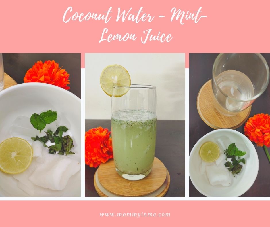 How to make Coconut water Mint detox drink?