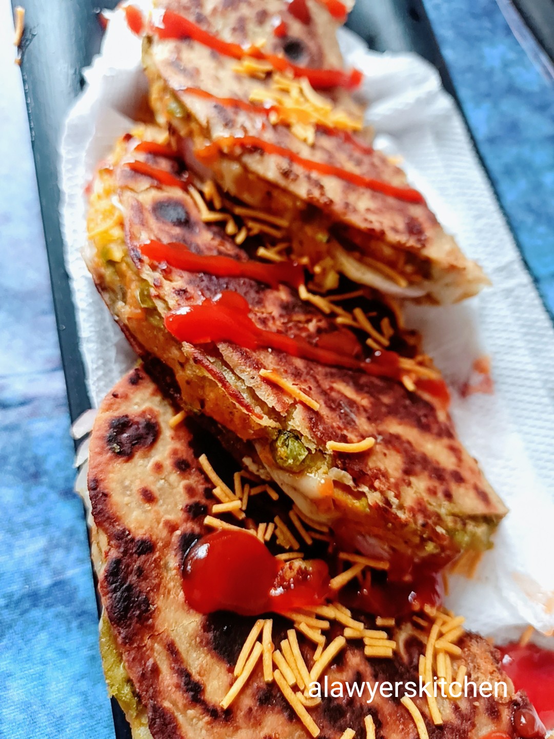 Leftover Roti Leftover roti quesadilla