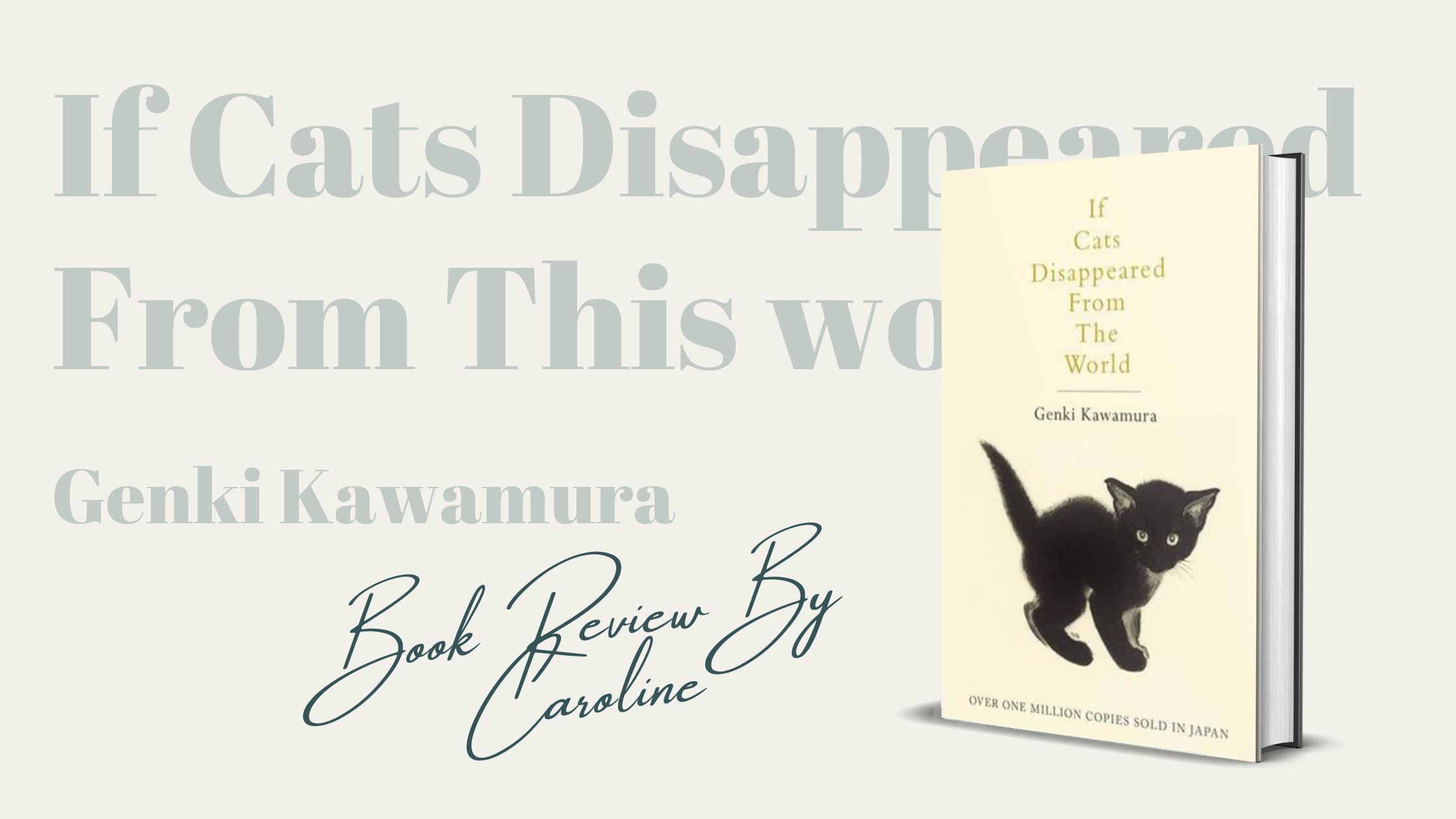 Book Review | If Cats disappeared from the world By Genki Kawamura